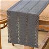 Jayusaror Runner Tavola Grigio Boho Rustico Macramè Cotone e Lino Elegante Tovaglia Lavabile Bohémien Moderno Runner da Tavolo Table Decoration per Matrimoni Cucina Sala da Pranzo 30x240 cm