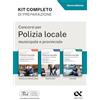 ALPHA TEST Concorsi per Polizia Locale municipale e provinciale. Kit completo di preparazione. Edizione 2026-2027. Per concorsi pubblici. Con piattaforma digitale