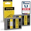 PATONA 2X Batteria per Olympus BLS-5 BLS-50 PS-BLS5 900mAh