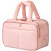 MiOYOOW Beauty Case da Viaggio, Borsa Impermeabile da Toilette per Donna con Manico Morbido, Porta Trucchi per Bagno Accessori per Articoli da Toeletta per Viaggi e Campeggio, Organizer per Cosmetici