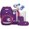 ergobag Set di zaini ergonomici per la scuola, set da 6 pezzi, Orso d'Immersione, taglia unica, Set per la scuola