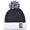 JUVENTUS Cappello Ponpon Bicolore con Logo Juventus Applicato in Gomma. Prodotto Ufficiale Juventus 131413