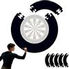 QSHXXROI Dart Catchring Surround, 45 cm, anello di protezione per freccette, protezione da parete, Eva bersaglio surround, protezione da parete