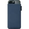 Adore June Custodia Classic Recycled Blu compatibile con iPhone 16 Pro Max 2024, Tessuto moderno in R-PES sostenibile. Prodotto in Europa