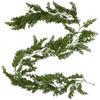 Junhui 180cm Ghirlanda Natalizia in Finto Cedro, Ghirlanda Natalizia con Piante Artificiali, Ghirlanda per Caminetti, Tavoli, Scale, Decorazioni Natalizie per Interni
