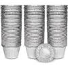 ebake Stampini Per Budini - Pacco da 100 Stampi Per Crostatine, Pirottini Alluminio da 200ml - Formine Per Crostatine per Friggitrice ad Aria - Stampini Crostatine di Budini, Muffin e Crostata