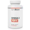 GymBeam Omega 3 Forte Capsule, 1000mg di Olio di Pesce per Porzione, Contiene EPA e DHA, Supporto per la Salute del Cuore, Funzioni Cerebrali e Protezione della Vista (90 cps)