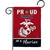 Breeze Decor Armed Forces Marine Corps USMC Semper Fi United State American Military Veteran Retire Ufficiale Casa Banner Piccolo Cantiere Regalo Doppio Lato, Made in USA
