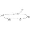 WearTravelers Bracciale con ciondoli Aereo e Mondo in Argento 925 e catena a satellite - Idea Regalo Donna Viaggiatrice - Prodotto Made in Italy - Modello Marrakech