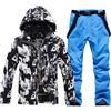 Generico Completo Sci Uomo Donna Set di Abbigliamento da Neve Caldo da Uomo e Donna, Moda Casual Invernale, Snowboard, Doppio Snowboard (Blue, XL)