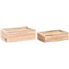 DKD Home Decor Set di scatole Decorative, Standard