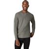 Hanes Men's Long-Sleeve Beefy Henley T-Shirt - Small - Camouflage Green/Oxford Gray