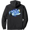 Smooth HQ Van Gogh Notte Stellata Famosi Classici Arte Design Elegante Felpa con Cappuccio