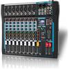 SIKUING Soundboard mixer audio a 8 canali con effetto 16 DSP e interfacer USB per registrazione computer, potenza 48 V, connettore microfono XLR, mixer DJ per streaming karaoke