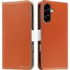 Butnyeoe Cover per Samsung Galaxy A56 5G Case,Custodia Samsung A56 5G Libro,PU Pelle Protettiva Portafoglio Flip/Folio Wallet Case Con Slot per Schede e Magnetica Supporto,Arancia