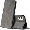 ZONNAVI Cover per iPhone 11, Flip Custodia Pelle PU con [Slot Cart] [Supporto Stand] [Magnetica], Cover a Libro Portafoglio per iPhone 11 (Grigio)