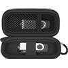 casmilee Borsa per USB Stick compatibile con SanDisk/per Samsung/per PNY Flash Drive, Memory Stick Thumb Drive, borsa per dati, 16/32/128GB Accessori Elettronici Portatile (Nero Scuro)