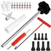 Puasok 22 Pezzi di Utensili per Valvole di Pneumatici Set,con valvole in Gomma TR413 TR414,tra Cui Estrattore di Valvole, Utensile a Gancio, Utensile Ausiliario e Guanti, per Auto, Camion e Moto
