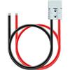 WOODGUILIN Connettore Caricatore Carrello Elevatore,Scollegamento Rapido Batteria 120A,Cavo Spina Anderson,con Cavo 6AWG Scollegamento Rapido Batteria,Auto,Spina Verricello Rimorchio.(120A Anderson)