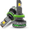 JEYEFFE Lampadine LED Auto H1 H4 H7 H11 9005 9006 9012, 300W 46000LM, Faro LED Bianco Freddo 6500K, 12V con Chip CSP, Dissipazione Avanzata, IP68 Impermeabile (H11)