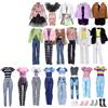 Carreuty 14 vestiti compatibili con Barbie 11,5 pollici bambole , 1 cappotto marrone 2 gonna 3 giacca 1 mezza gonna 1 gonna spalline 1 pantaloni 1 tuta 4 scarpe per bambole da 11,5 pollici casuale