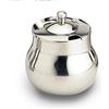 Grunwerg Cafe Ole Royal Collection - Zuccheriera e coperchio in acciaio INOX 18/8, con beccuccio saldato all'argon, 368,5 g, colore: Argento