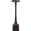 BigBuy Home Portacandele 12 x 12 x 41,5 cm Grigio Alluminio