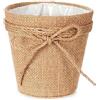 Ibergarden Fioriera Fiocco Marrone 14 x 14 x 14 cm Plastica 14 x 12,5 x 14 cm