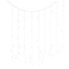 DKD Home Decor Tenda con luci LED Natale bianco PVC (200 x 1 x 200 cm)