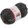 cyclingcolors Gomitolo di lana per neonati da 50 g, lavorato all'uncinetto, lunghezza 130 m, grigio opaco