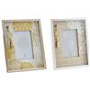 DKD Home Decor Cornice per foto della marca vetro legno tropicale (10 x 15 x 15 cm) (Riferimento: S3021564)