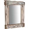 Biscottini Specchio da parete L48,5XPR3,5XH59,5 rustico - Specchio decorazioni casa - Specchio camera da letto - Specchio bagno - Arredamento casa