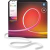 Philips Hue Philips microLED Hue OmniGlow, Strisce LED di 5 metri, Strisce LED dimmerabili con colori e atmosfera vivaci, Illuminazione per interni flessibile con controllo vocale e tramite app