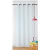 Linder Tenda con motivo a pois, tessuto e tinto in Francia, stile classico infantile, colore ecrù, verde e rosa, finitura occhielli a canna fucile - 150 x 240 cm, 100% poliestere, collezione Sophie