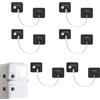 KINDLUME 6 Pezzi Blocca Cassetti per Bambini, Sicurezza Cassetti Bambini, Lucchetto per Frigorifero e Chiusura, per Safety Lock, Protezione Finestra, Child, Sicurezza