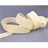 finemark - Nastro decorativo in velluto elastico, 3 m x 22 mm, color crema (612), velluto su un lato, estremamente elastico, 20% elastan, per cucito
