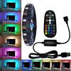 FOLGEMIR 3 metro RGB Retroilluminazione TV, Striscia luminosa LED USB 5V con telecomando a 24 tasti, Adatto per HDTV e PC schermo piatto, Flessibile, Impermeabile IP65