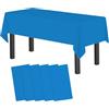 AebDerp 5pcs 137 x 274cm Tovaglia Plastica Usa e Getta Festa-Blu Scuro