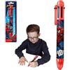SRV Hub Penna a sfera retrattile multicolore Spiderman per bambini