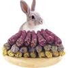 Rynvarl Bastoncini di fieno di Timothy 150g masticabili per conigli, criceti, porcellini d'India e piccoli roditori - Snack naturali per la cura dentale - 3 gusti naturali con fiori