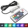 Pssopp Luce per Acquario a LED per Acquario USB con Telecomando, Luce Soffusa per Acquario con Telecomando Luce per Acquario USB Facile da Usare per Acquari di Piccole Dimensioni per (Luce telecomandata a