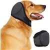 BOXOB Cuffie Antirumore per Cani, Regolabili Fasce Cani Testa Protezione Rumore Comodi e Silenziosi Cappuccio Calmante Copriorecchie Accessori per Toelettatura Bagno Fuochi d'Artificio Tuono (M)