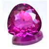 Naturale Perfetto Rodolite Granato 20.40 KT Lampone Rosa Certificato Loose Gemma