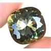 Glitzy Gems Estremamente Raro Naturale Hiddenite Kunzite 14.15 Cuscino CT Certificato Gemma