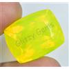 Naturale Neon Giallo Opale 32.80 Cuscino CT Certificato Non Trattato Loose Gemma