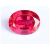 Naturale Rosso Rosa Rubino 14.40 CT Ovale Certificato Mogok Loose Gemma