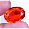Naturale Arancione Welo Opale 20.80 CT Ovale Certificato Non Scaldato Australian