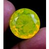 Naturale Neon Giallo Opale 22.00 KT Rotondo Certificato Non Trattato Raro Loose