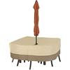 Classic Accessories Ravenna 55-463-031501-00 Copertura per Tavolo con Foro per L'OMBRELLONE E SEDIE