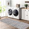 Tinyboy-hbq Tappeto Cucina Antiscivolo Lavabile, Morbidi Lunghi Tappeti Antimacchia Runner per camera da letto, corridoi, soggiorno, cucina (60 x 120 cm, Bohé Grey)